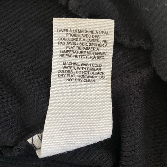 Garage Black Striped Cropped Tee Size XS - Picture 7 of 8